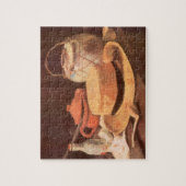 フィンセント・ファン・ゴッホ - 黄色い麦わら帽子の静物画 ジグソーパズル (縦)