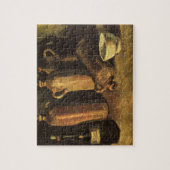 フィンセント・ファン・ゴッホ - 4つの石の瓶のある静物画 ジグソーパズル (縦)