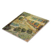 フィンセント・ファン・ゴッホ| Arlesの保護所の庭 タイル (側面)