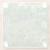 フィンセント・ファン・ゴッホ| Daubignyの庭1890年 ガラスコースター (裏面)