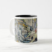 フィンセント・ファン・ゴッホ| Peyrouletsの峡谷 ツートーンマグカップ (正面左)