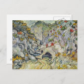 フィンセント・ファン・ゴッホ| Peyrouletsの峡谷 ポストカード (正面/裏面)