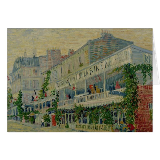 フィンセント・ファン・ゴッホ| Restaurant de la Sirene (正面横)