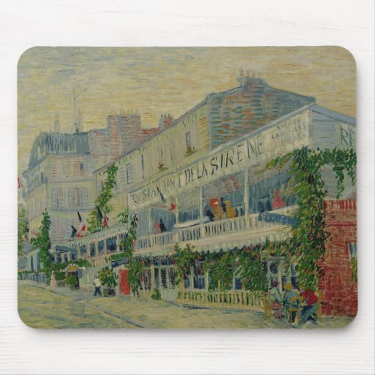 フィンセント・ファン・ゴッホ| Restaurant de la Sirene マウスパッド (正面)