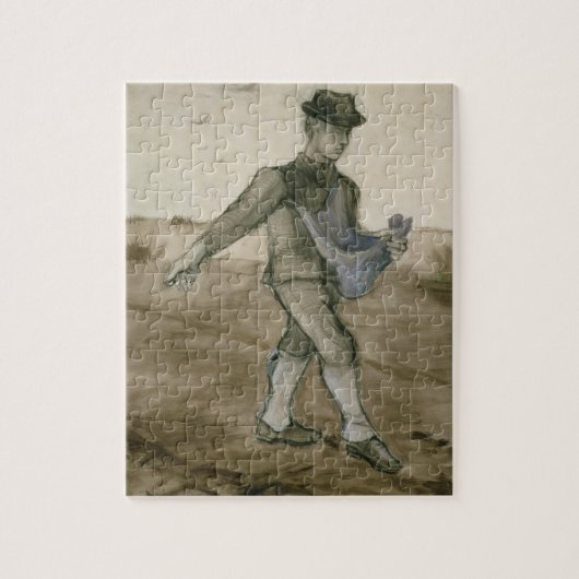 フィンセント・ファン・ゴッホ| Sower 1881年 ジグソーパズル (縦)