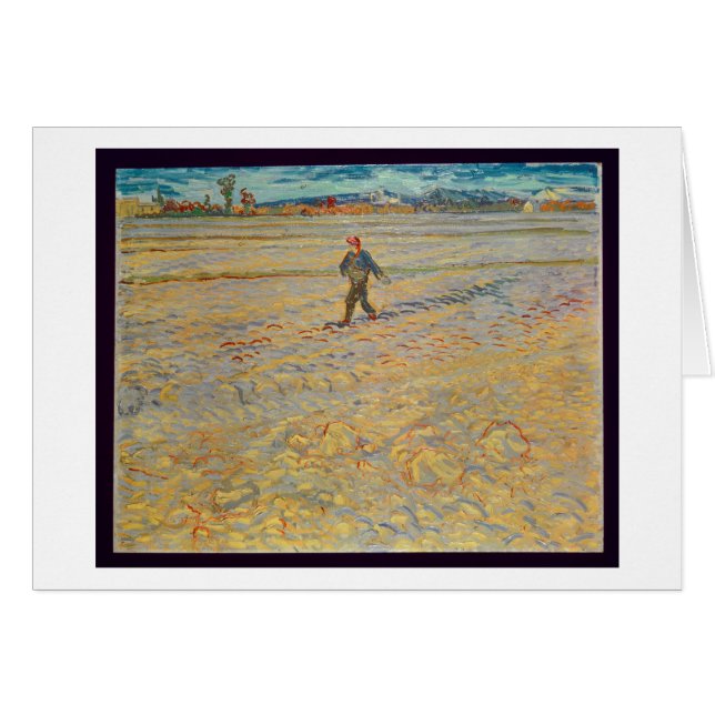 フィンセント・ファン・ゴッホ| Sower 1888年 (正面横)