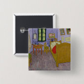 フィンセント・ファン・ゴッホArlesの|ゴッホの寝室 缶バッジ (正面&裏面)