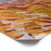 フィンセント・ヴァン・ゴッホによるオリーブの木々の間のセレニティ ポスター (角)