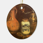 フィンセント・ヴァン・ゴッホによるコーヒー工場での静物体験 セラミックオーナメント (左)