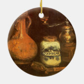 フィンセント・ヴァン・ゴッホによるコーヒー工場での静物体験 セラミックオーナメント (裏面)