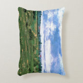 フィンセント・ヴァン・ゴッホによるヘイヤックと小麦畑 アクセントクッション (正面(垂直))