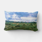 フィンセント・ヴァン・ゴッホによるヘイヤックと小麦畑 ランバークッション (裏面)