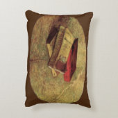 フィンセント・ヴァン・ゴッホによる三冊の本で静物詩 アクセントクッション (裏面(縦))