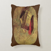 フィンセント・ヴァン・ゴッホによる三冊の本で静物詩 アクセントクッション (正面(垂直))