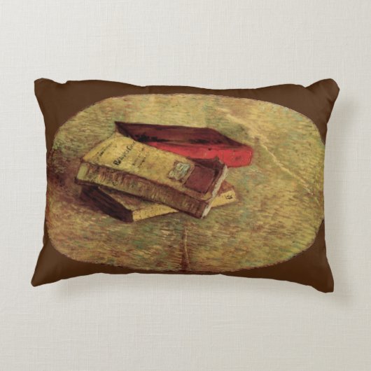 フィンセント・ヴァン・ゴッホによる三冊の本で静物詩 アクセントクッション (裏面)