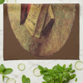 フィンセント・ヴァン・ゴッホによる三冊の本で静物詩 キッチンタオル (折り畳み)