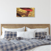 フィンセント・ヴァン・ゴッホによる三冊の本で静物詩 キャンバスプリント (インサイチュ (寝室))