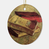 フィンセント・ヴァン・ゴッホによる三冊の本で静物詩 セラミックオーナメント (左)