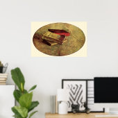 フィンセント・ヴァン・ゴッホによる三冊の本で静物詩 ポスター (ホームオフィス)