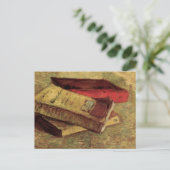 フィンセント・ヴァン・ゴッホによる三冊の本で静物詩 ポストカード (スタンド正面)