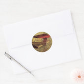 フィンセント・ヴァン・ゴッホによる三冊の本で静物詩 ラウンドシール (封筒)