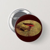 フィンセント・ヴァン・ゴッホによる三冊の本で静物詩 缶バッジ (正面&裏面)