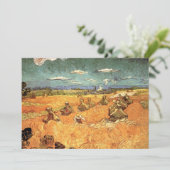 フィンセント・ヴァン・ゴッホによる刈り取り機と小麦の積み重ね (スタンド正面)