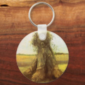 フィンセント・ヴァン・ゴッホによる小麦のシーブ キーホルダー (正面)