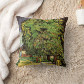 フィンセント・ヴァン・ゴッホによる栗の木 クッション (ブランケット)