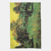 フィンセント・ヴァン・ゴッホによる詩人の庭 キッチンタオル (縦)