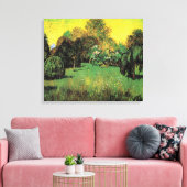 フィンセント・ヴァン・ゴッホによる詩人の庭 キャンバスプリント (インサイチュ (リビング))