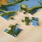 フィンセント・ヴァン・ゴッホによる4つのカットヒマワリ ジグソーパズル (側面)