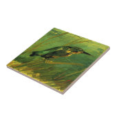 フィンセント・ヴァン・ゴッホのキングフィッシャー タイル (側面)