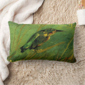 フィンセント・ヴァン・ゴッホのキングフィッシャー ランバークッション (ブランケット)