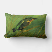 フィンセント・ヴァン・ゴッホのキングフィッシャー ランバークッション (正面)