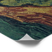 フィンセント・ヴァン・ゴッホのクロースの小麦畑（1890年） ポスター (角)