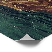 フィンセント・ヴァン・ゴッホのクロースの小麦畑（1890年） ポスター (角)