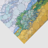 フィンセント・ヴァン・ゴッホの後のサイプレス付き小麦畑 薄葉紙 (詳細)