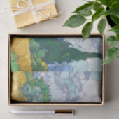 フィンセント・ヴァン・ゴッホの後のサイプレス付き小麦畑 薄葉紙 (ギフト)