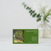 フィンセント・ヴァン・ゴッホの花の栗の木。 名刺 (スタンド正面)