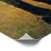 フィンセント・ヴァン・ゴッホビーチの漁師 ポスター (角)