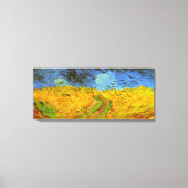 フィンセント・ヴァン・ゴッホ小麦畑とカラス キャンバスプリント (正面)