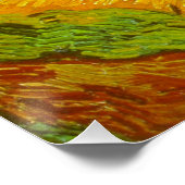 フィンセント・ヴァン・ゴッホ小麦畑とカラス ポスター (コーナー)