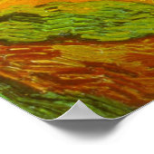 フィンセント・ヴァン・ゴッホ小麦畑とカラス ポスター (角)