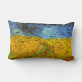 フィンセント・ヴァン・ゴッホ小麦畑とカラス ランバークッション (裏面)