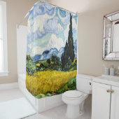 フィンセント・ヴァン・ゴッホ小麦畑(1889年) シャワーカーテン (インサイチュ)
