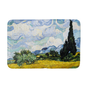 フィンセント・ヴァン・ゴッホ小麦畑（1889年） バスマット