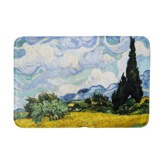フィンセント・ヴァン・ゴッホ小麦畑(1889年) バスマット