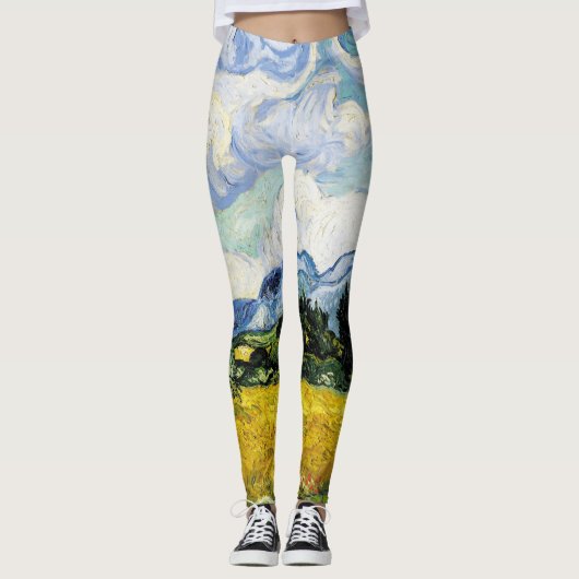 フィンセント・ヴァン・ゴッホ小麦畑（1889年） レギンス (正面)