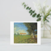 フィンセント・ヴァン・ゴッホ州の小麦畑の農家 ポストカード (スタンド正面)